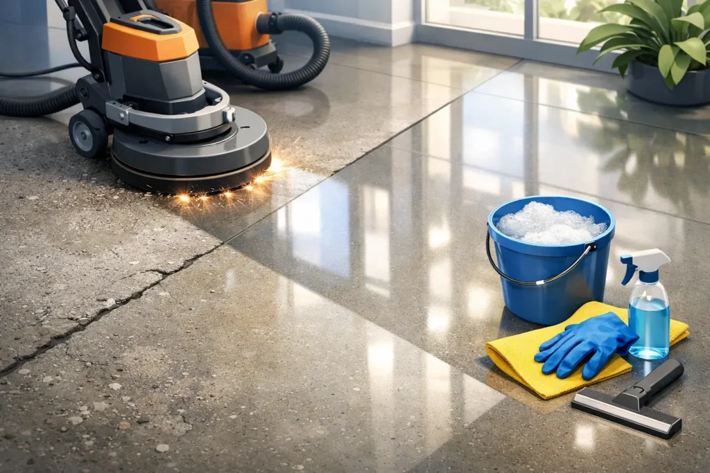 Concrete Polishing for Cleaner, Stronger Floors