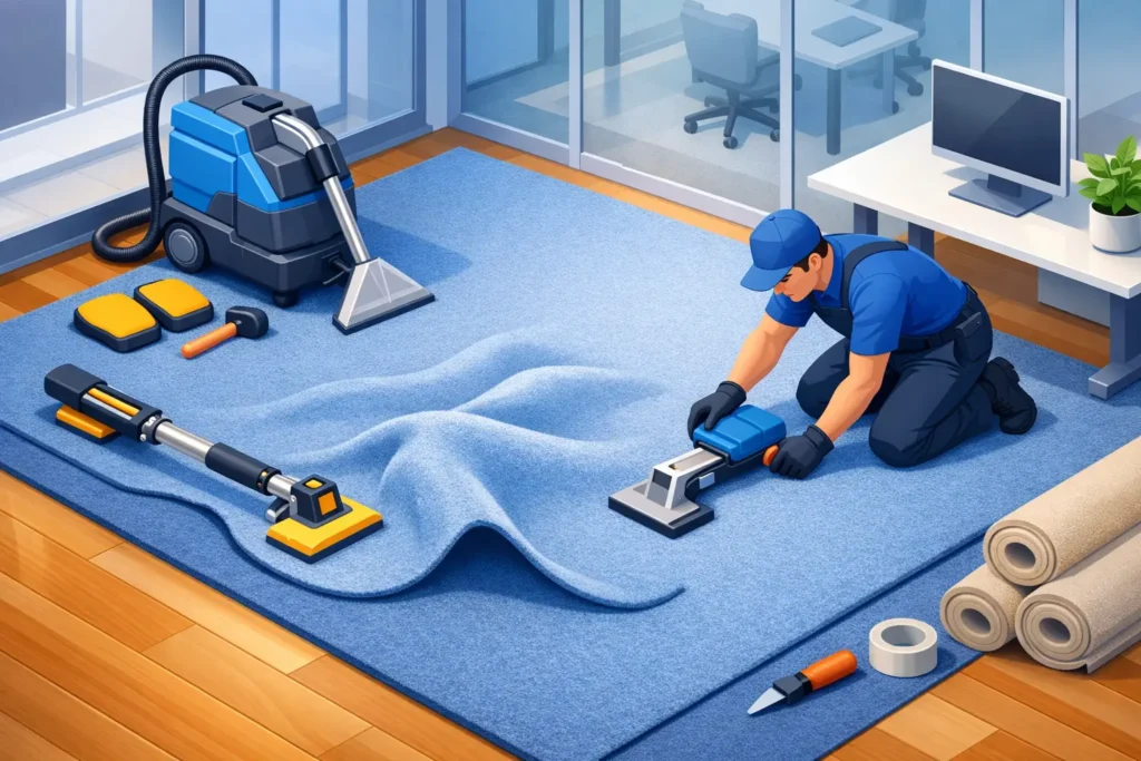 When Carpet Stretching for Wrinkles Is Needed