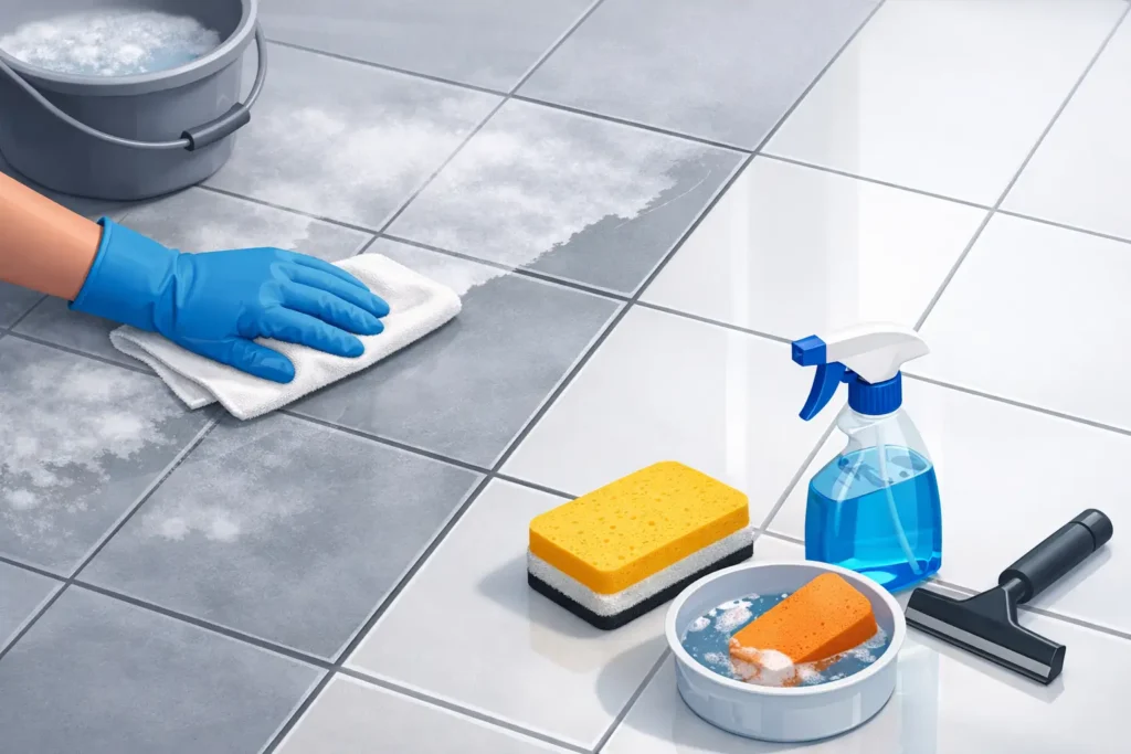 How to Remove Grout Haze Without Damaging Tile