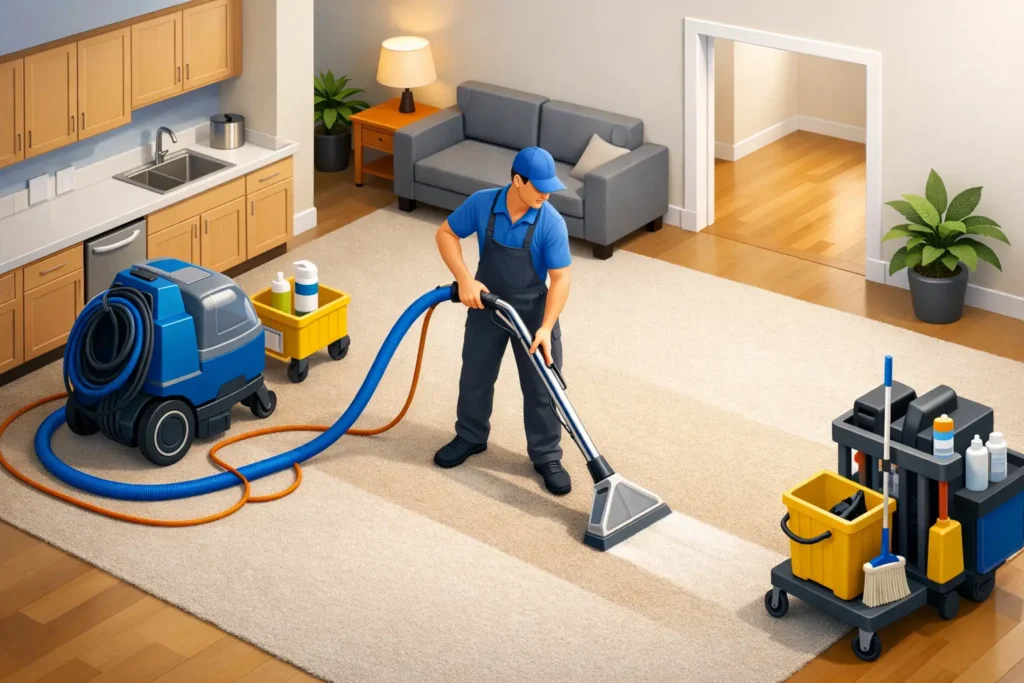 Rental Property Carpet Cleaning for Turnovers