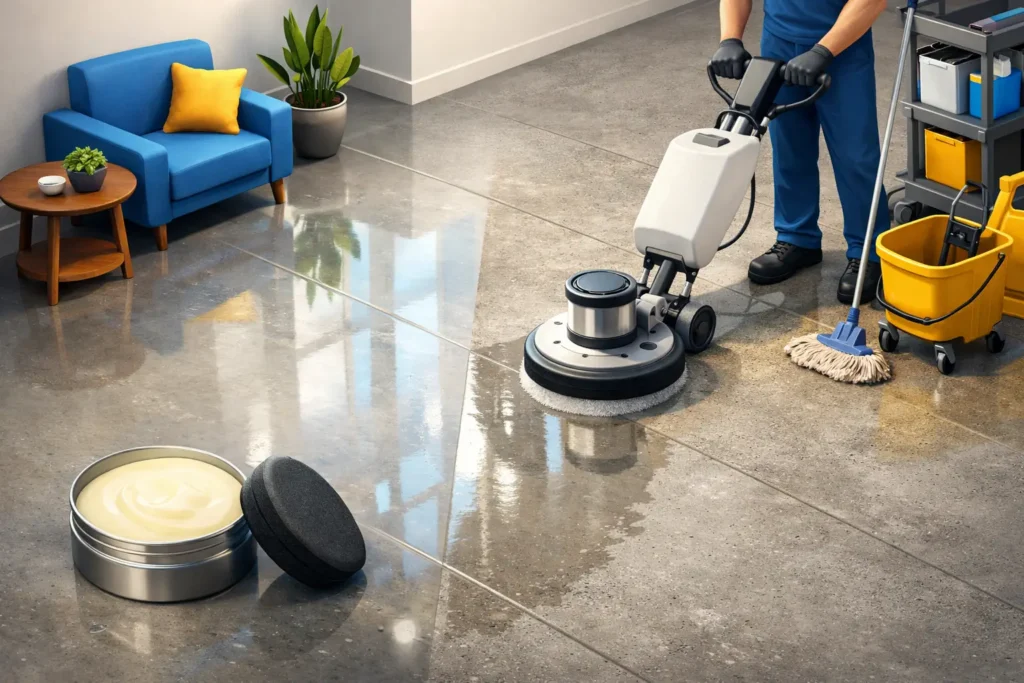 When Concrete Wax Is the Right Floor Finish