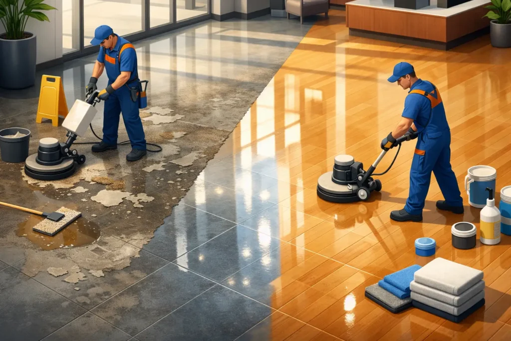When Stripping and Waxing Floors Pays Off