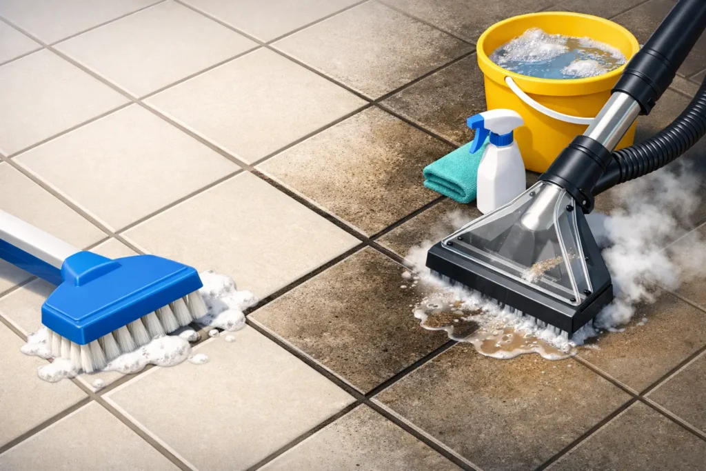 Why Grout Turns Dark and What to Do Next